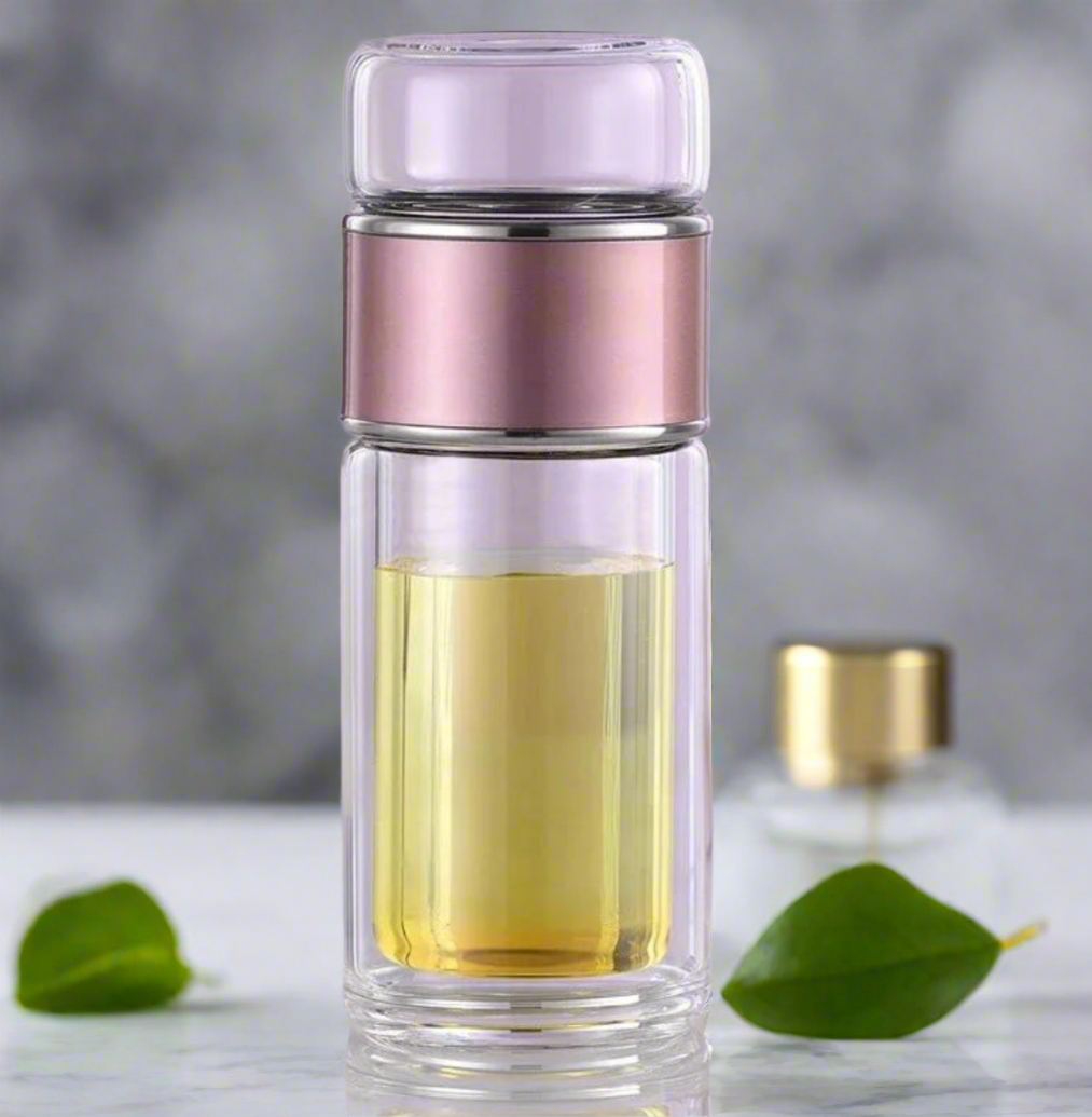 Double Wall Tea Infuser Bottle