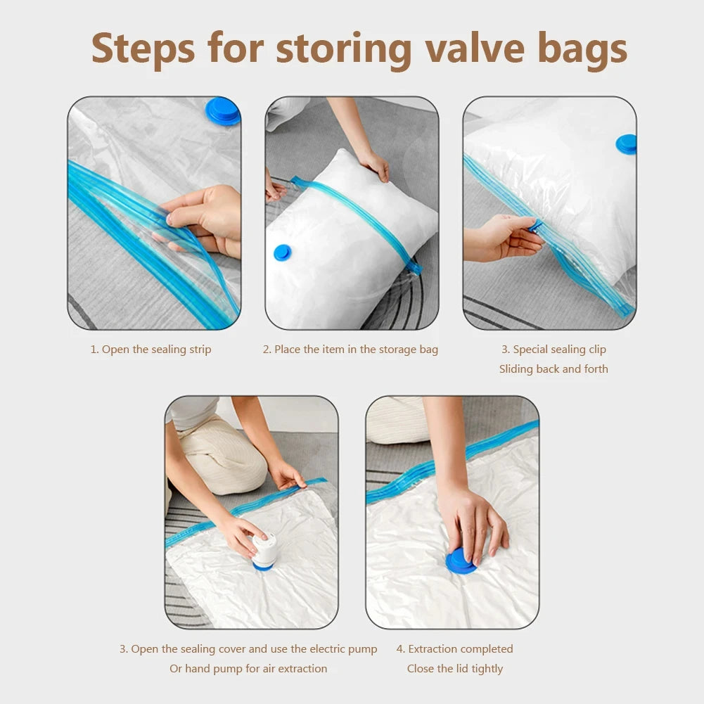 Reusable Vacuum Compression Bags Passed