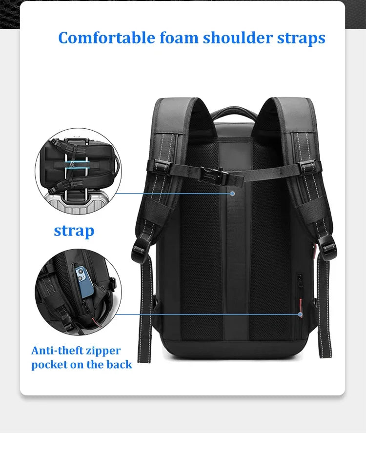 Expandable 60L Vacuum Compression Backpack