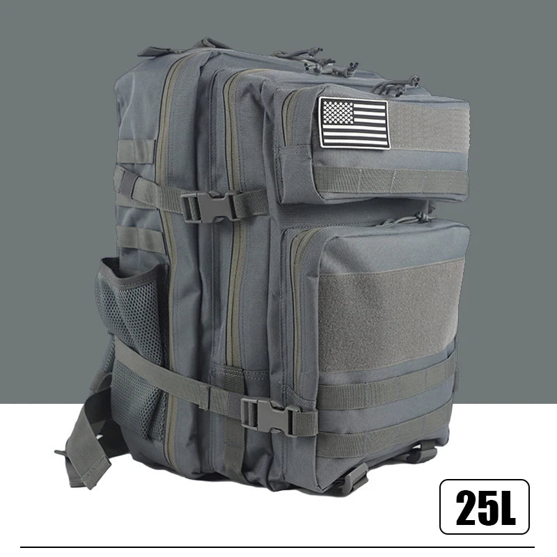 Tactical Backpack: 25L/45L, Pink, Outdoor Adventure