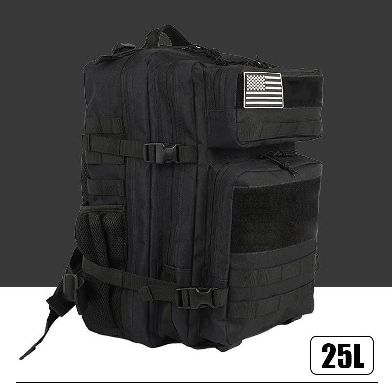 Tactical Backpack: 25L/45L, Pink, Outdoor Adventure