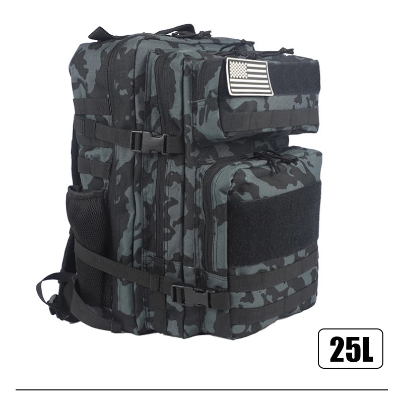 Tactical Backpack: 25L/45L, Pink, Outdoor Adventure